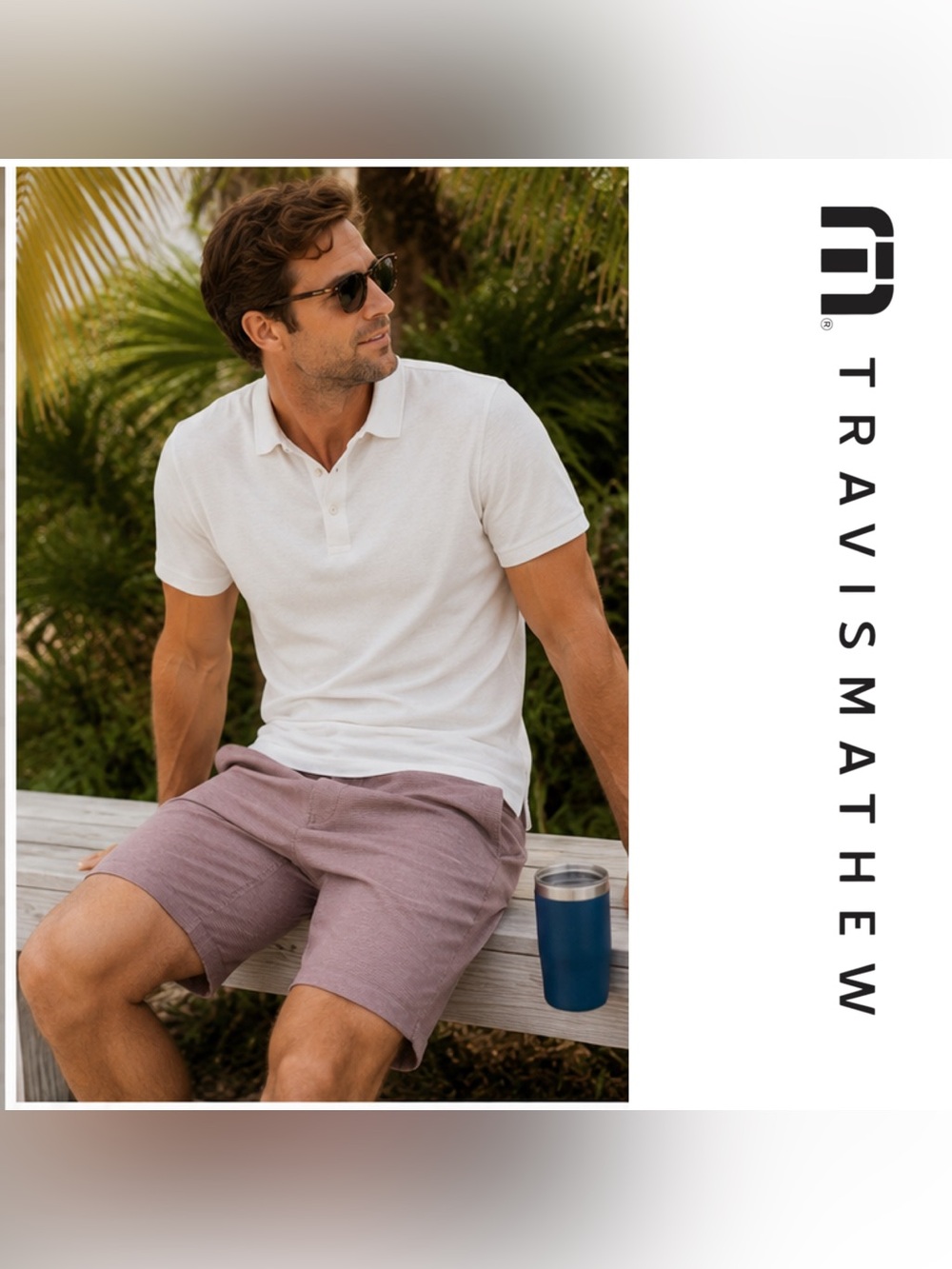 NWT | Travis Mathew | Backdoor Short | Size 36 | Mauve Wine